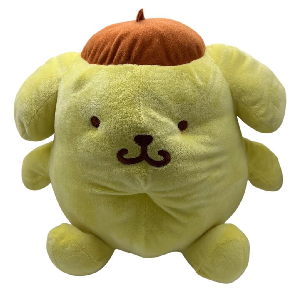 Universal Studios Sanrio Pompompurin Yellow Plush Dog 12" Stuffed Animal Toy